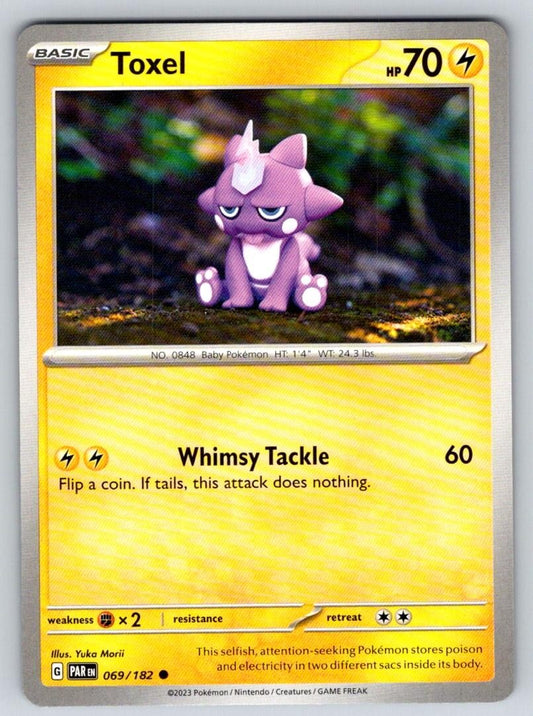 Toxel 069/182 Common Paradox Rift Pokemon Near Mint