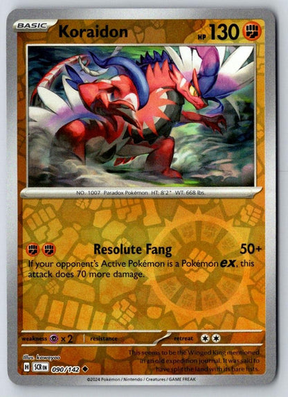 Koraidon 90/142 Uncommon Stellar Crown Pokemon Near Mint