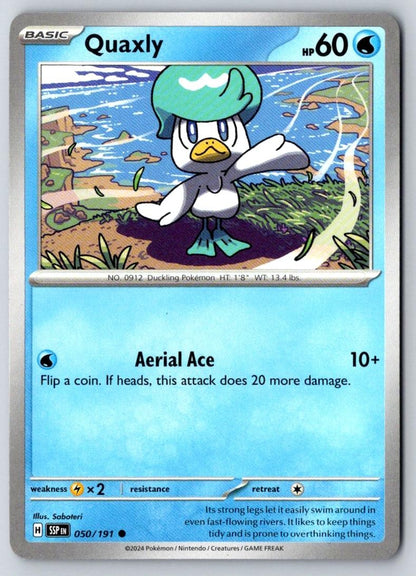 Quaxly 050/191 Common Surging Sparks Pokemon Near Mint