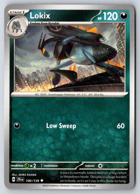 Lokix 100/159 Uncommon Journey Together Pokemon Near Mint