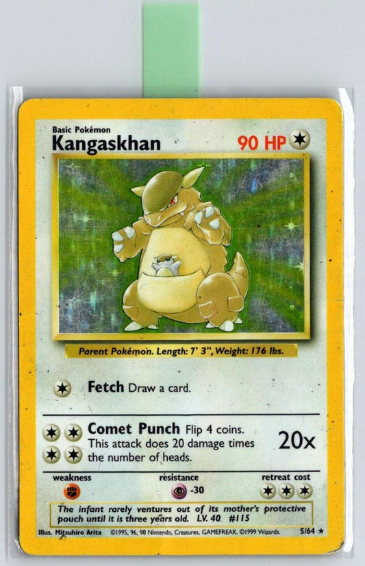 Kangaskhan 5/64 Rare Jungle Pokemon Unlimited Holo