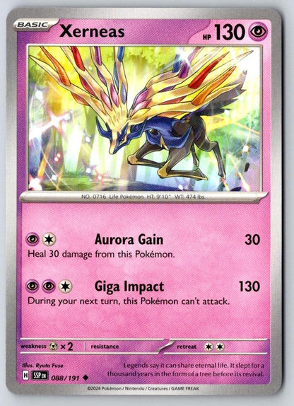 Xerneas 088/191 Uncommon Surging Sparks Pokemon Near Mint