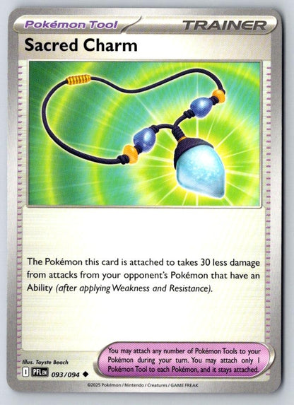 Sacred Charm 093/094 Uncommon Phantasmal Flames Pokemon Near Mint