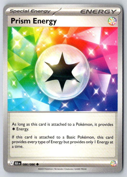 Prism Energy 086/086 Uncommon Black Bolt Pokemon Near Mint