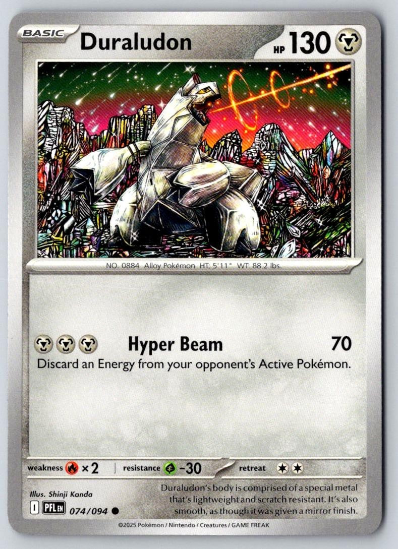 Duraludon 074/094 Common Phantasmal Flames Pokemon Near Mint