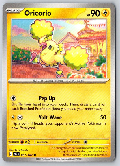 Oricorio 067/182 Common Paradox Rift Pokemon Near Mint