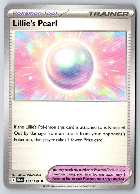Lillie's Pearl 151/159 Uncommon Journey Together Pokemon Near Mint