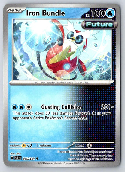 Iron Bundle 055/191 Uncommon Surging Sparks Pokemon Near Mint