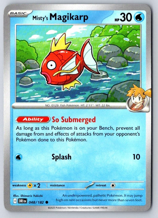Misty's Magikarp 048/182 Common Destined Rivals Pokemon Near Mint