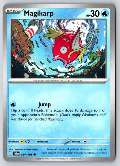 Magikarp 044/198 Common Scarlet & Violet Pokemon Near Mint