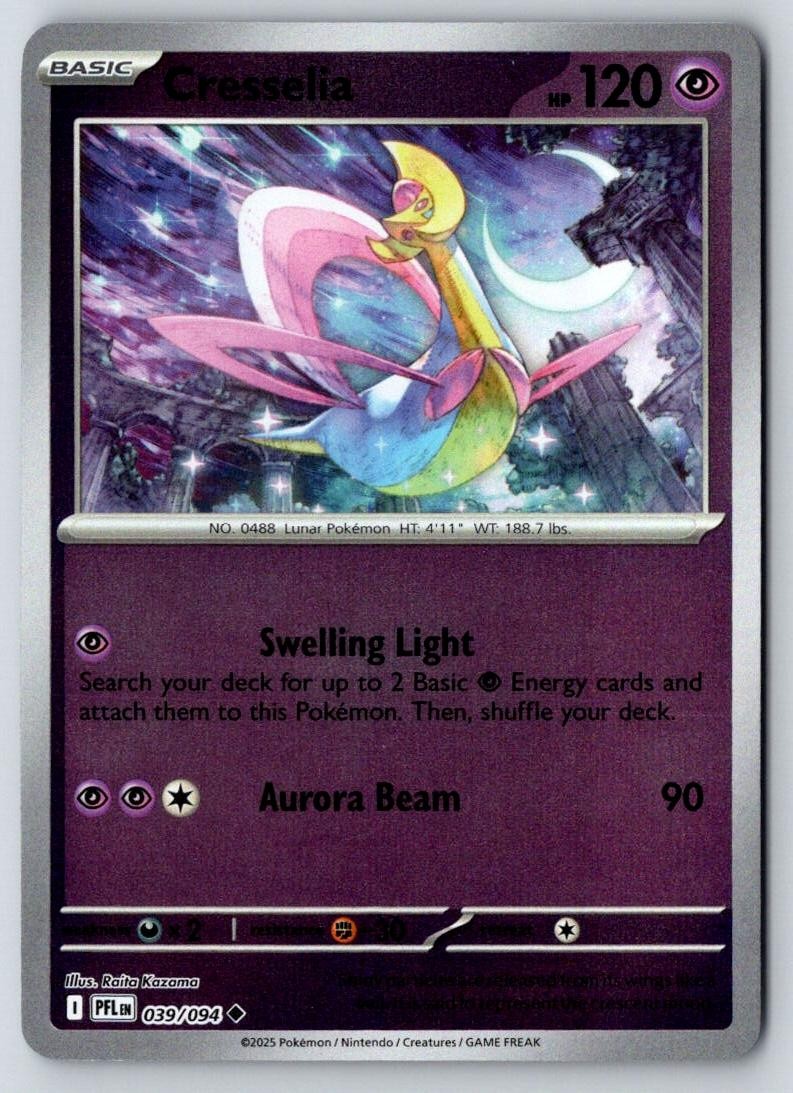 Cresselia 039/094 Uncommon Phantasmal Flames Pokemon Near Mint