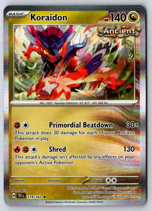Koraidon 119/162 Pokemon Near Mint