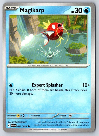 Magikarp 042/193 Common Paldea Evolved Pokemon Near Mint