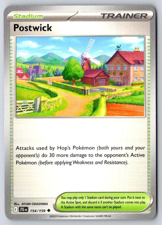 Postwick 154/159 Uncommon Journey Together Pokemon Near Mint