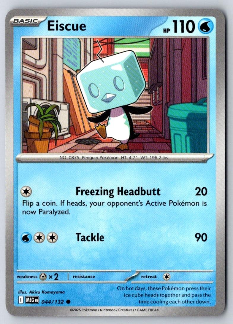 Eiscue 044/132 Common Mega Evolution Pokemon Near Mint
