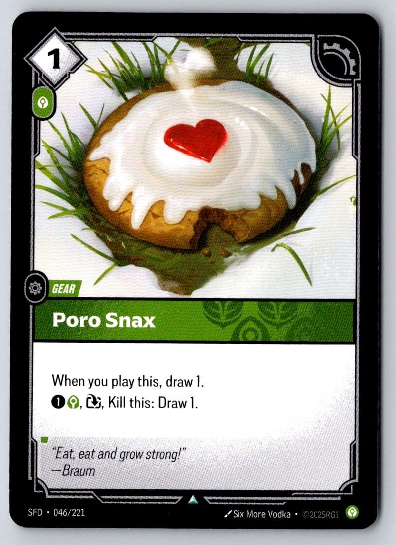Poro Snax 046/221 Uncommon Spiritforged Riftbound Near Mint