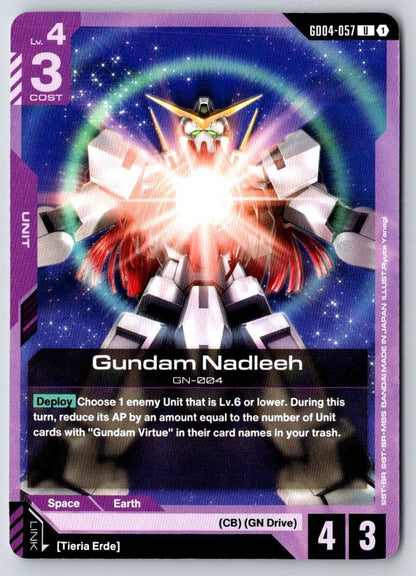 Gundam Nadleeh GD04-057 UC Phantom Aria Gundam Near Mint