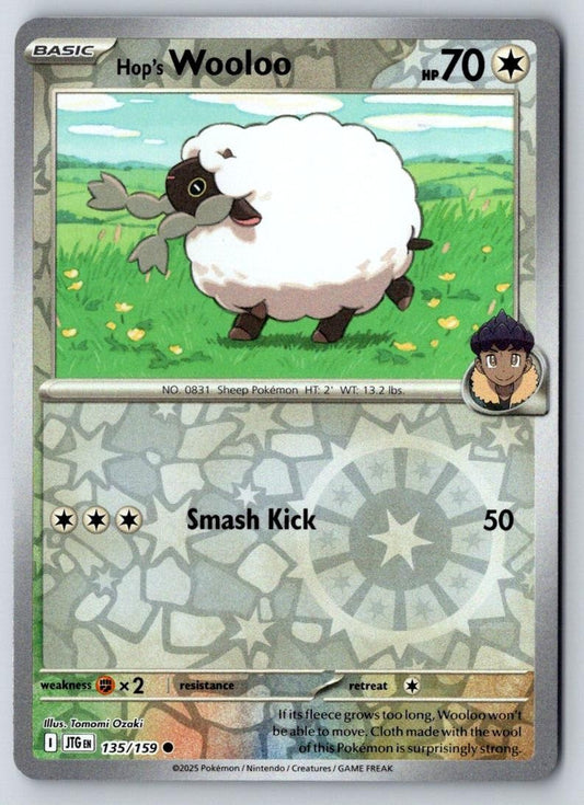 Hop's Wooloo 135/159 Common Journey Together Pokemon Near Mint