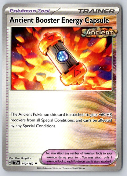 Ancient Booster Energy Capsule 140/162 Uncommon Temporal Forces Pokemon NM