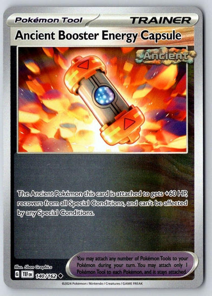Ancient Booster Energy Capsule 140/162 Uncommon Temporal Forces Pokemon NM