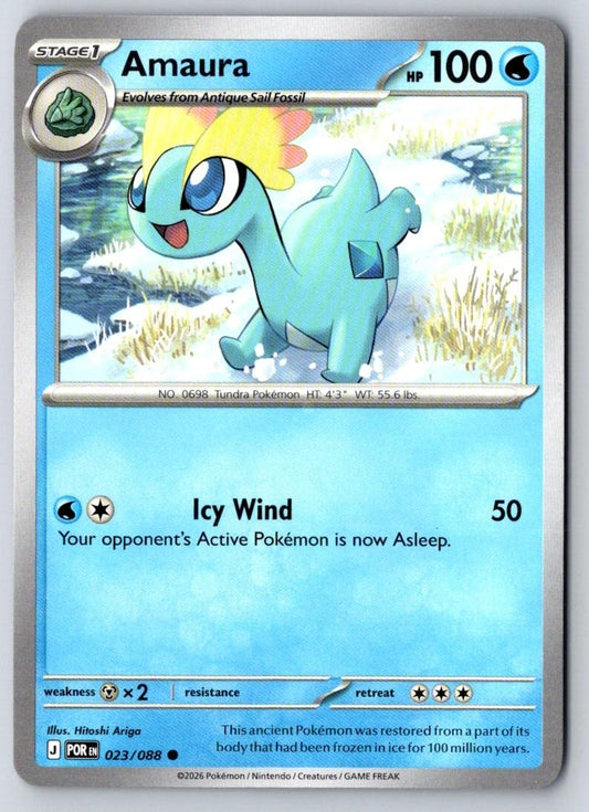 Amaura 023/088 Common Perfect Order Pokemon Near Mint