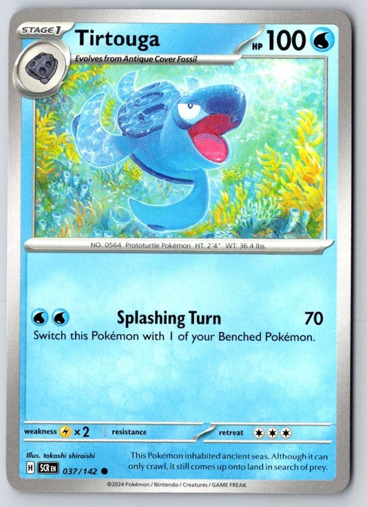 Tirtouga 37/142 Common Stellar Crown Pokemon Near Mint