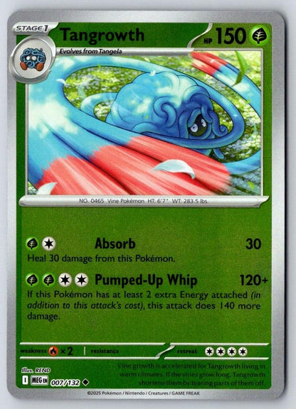 Tangrowth 007/132 Uncommon Mega Evolution Pokemon Near Mint
