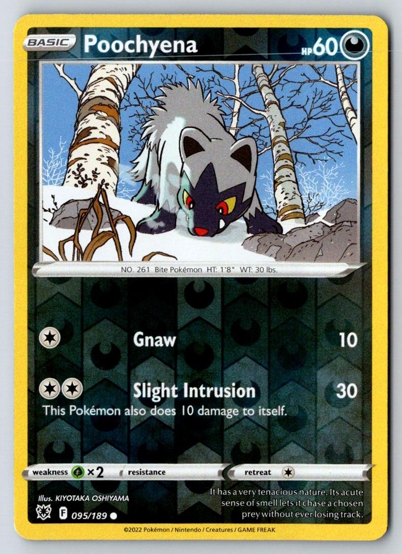 Poochyena 095/189 Common Astral Radiance Pokemon Near Mint