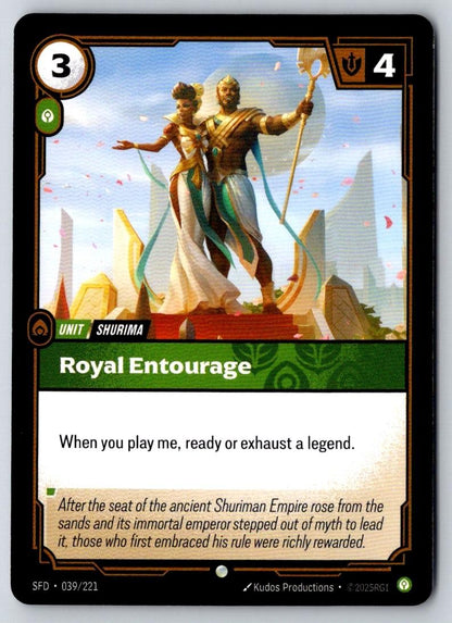 Royal Entourage 039/221 Common Spiritforged Riftbound Near Mint