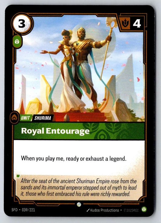 Royal Entourage 039/221 Common Spiritforged Riftbound Near Mint