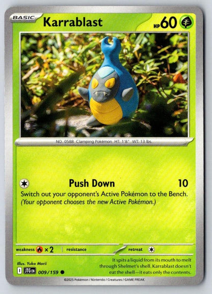Karrablast 009/159 Common Journey Together Pokemon Near Mint