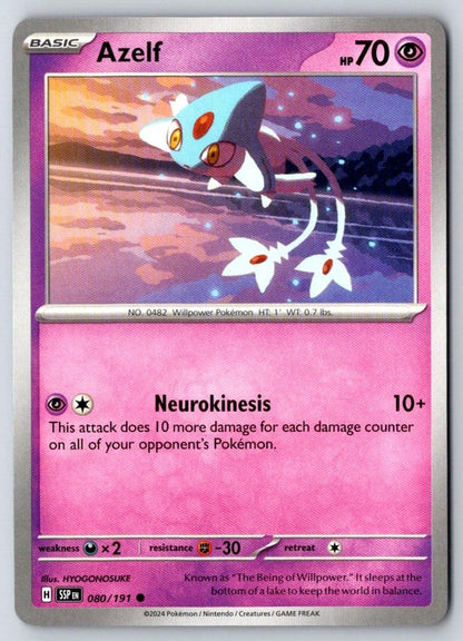 Azelf 080/191 Common Surging Sparks Pokemon Near Mint
