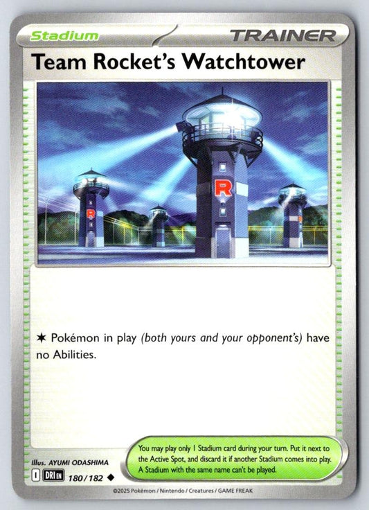 Team Rocket's Watchtower 180/182 Uncommon Destined Rivals Pokemon Near Mint