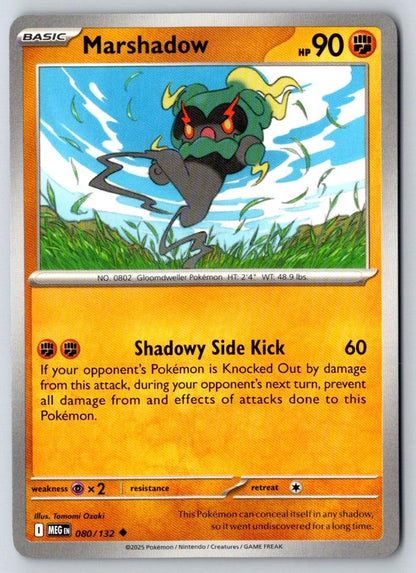 Marshadow 080/132 Uncommon Mega Evolution Pokemon Near Mint