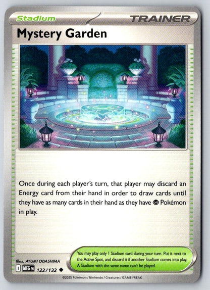 Mystery Garden 122/132 Uncommon Mega Evolution Pokemon Near Mint