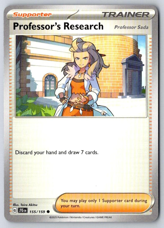 Professor's Research 155/159 Common Journey Together Pokemon Near Mint