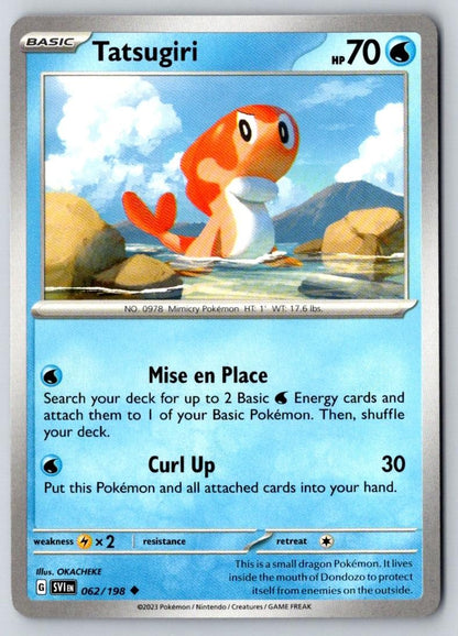 Tatsugiri 062/198 Uncommon Scarlet & Violet Pokemon Near Mint