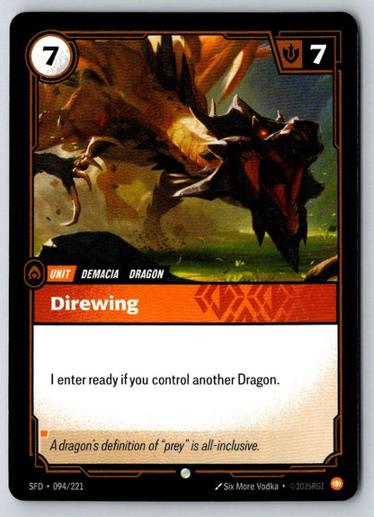 Direwing 094/221 Common Spiritforged Riftbound Near Mint