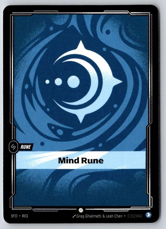 Mind Rune R03 Common Vendetta Riftbound Near Mint