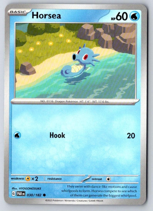 Horsea 030/182 Common Paradox Rift Pokemon Near Mint