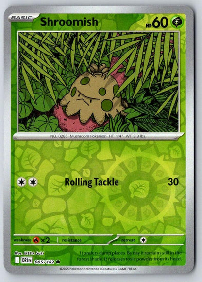 Shroomish 005/182 Common Destined Rivals Pokemon Near Mint
