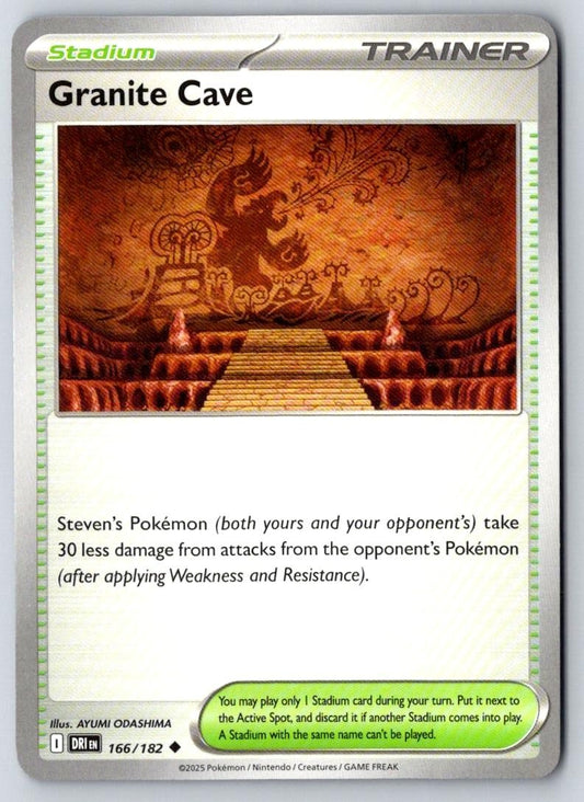 Granite Cave 166/182 Uncommon Destined Rivals Pokemon Near Mint