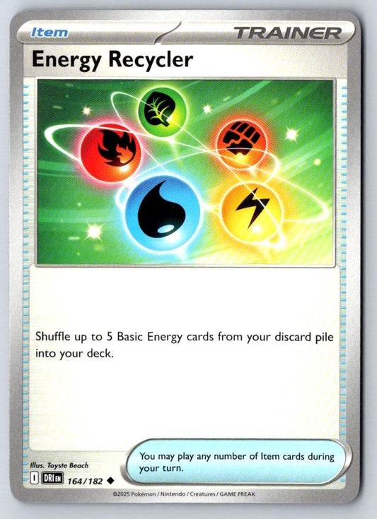 Energy Recycler 164/182 Uncommon Destined Rivals Pokemon Near Mint