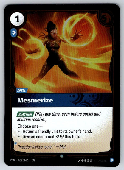 Mesmerize 052/166 Common Vendetta Riftbound Near Mint