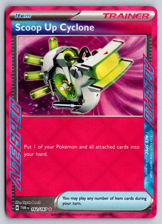 Scoop Up Cyclone 162/167 ACE SPEC Rare Twilight Masquerade Pokemon Near Mint