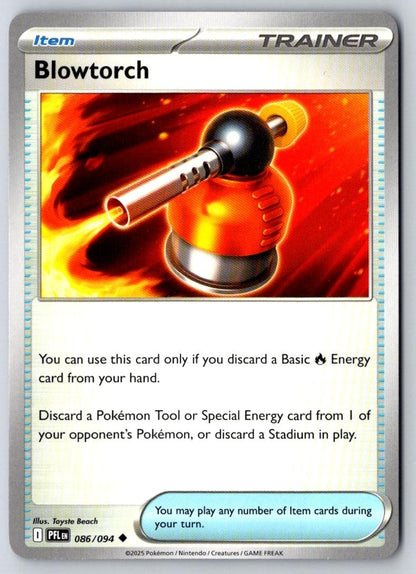 Blowtorch 086/094 Uncommon Phantasmal Flames Pokemon Near Mint