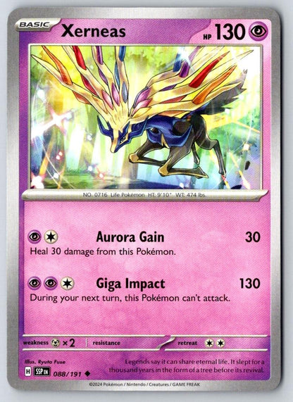 Xerneas 088/191 Uncommon Surging Sparks Pokemon Near Mint