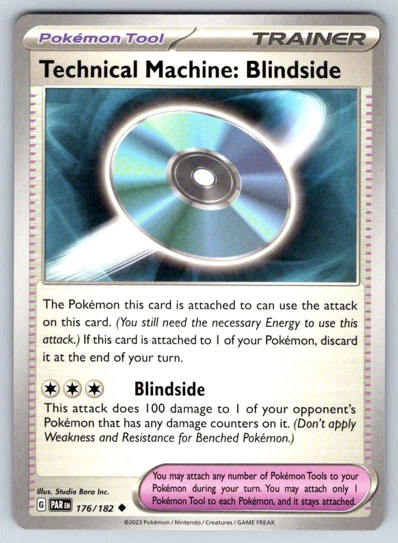 Technical Machine: Blindside 176/182 Holo Prize Pack Series Cards Pokemon NM