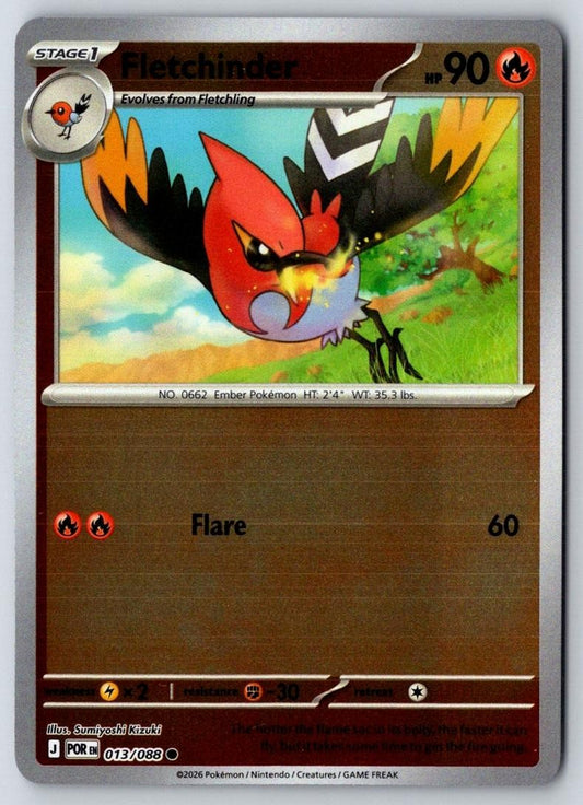 Fletchinder 013/088 Common Perfect Order Pokemon Near Mint