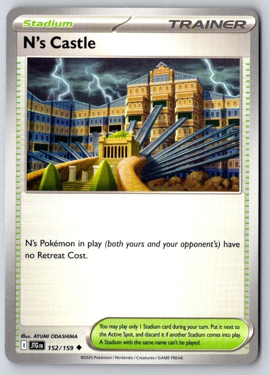 N's Castle 152/159 Uncommon Journey Together Pokemon Near Mint